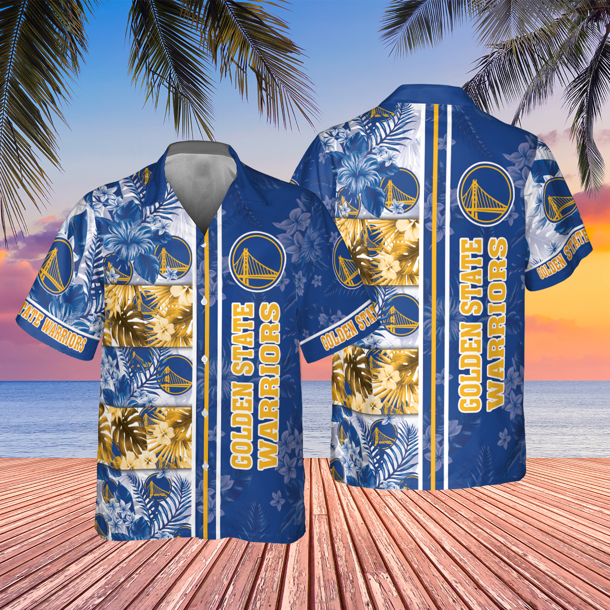 Golden State Warriors National Basketball Association 2023 AOP Hawaiian Shirt SH1
