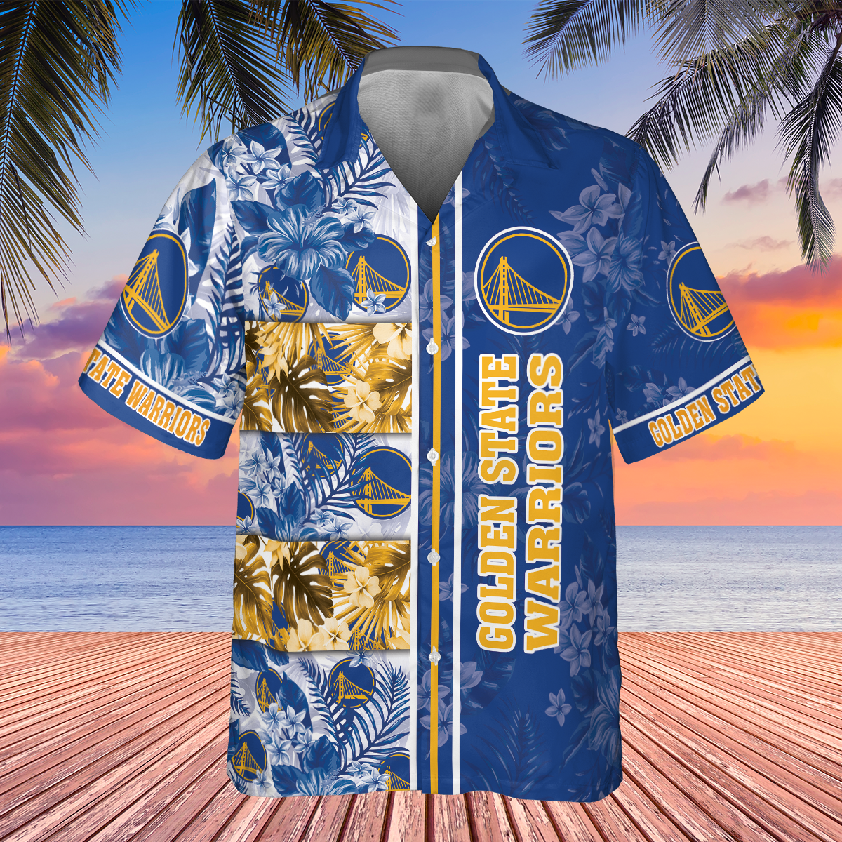 Golden State Warriors National Basketball Association 2023 AOP Hawaiian Shirt SH1