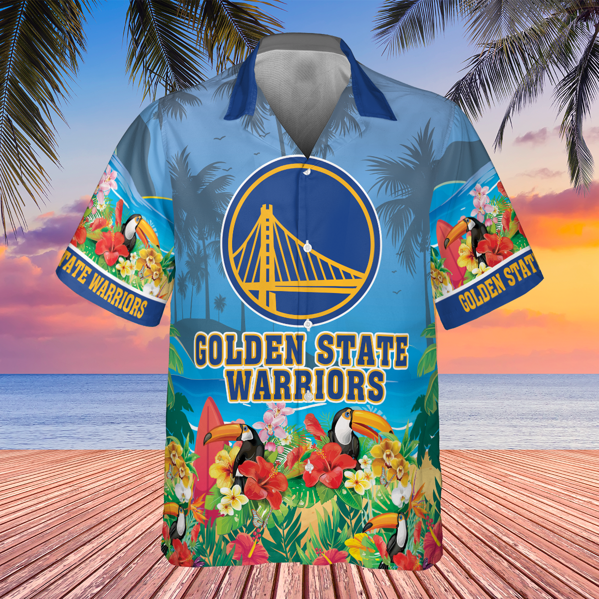 Golden State Warriors - National Basketball Association 2023 AOP Hawaiian Shirt V68