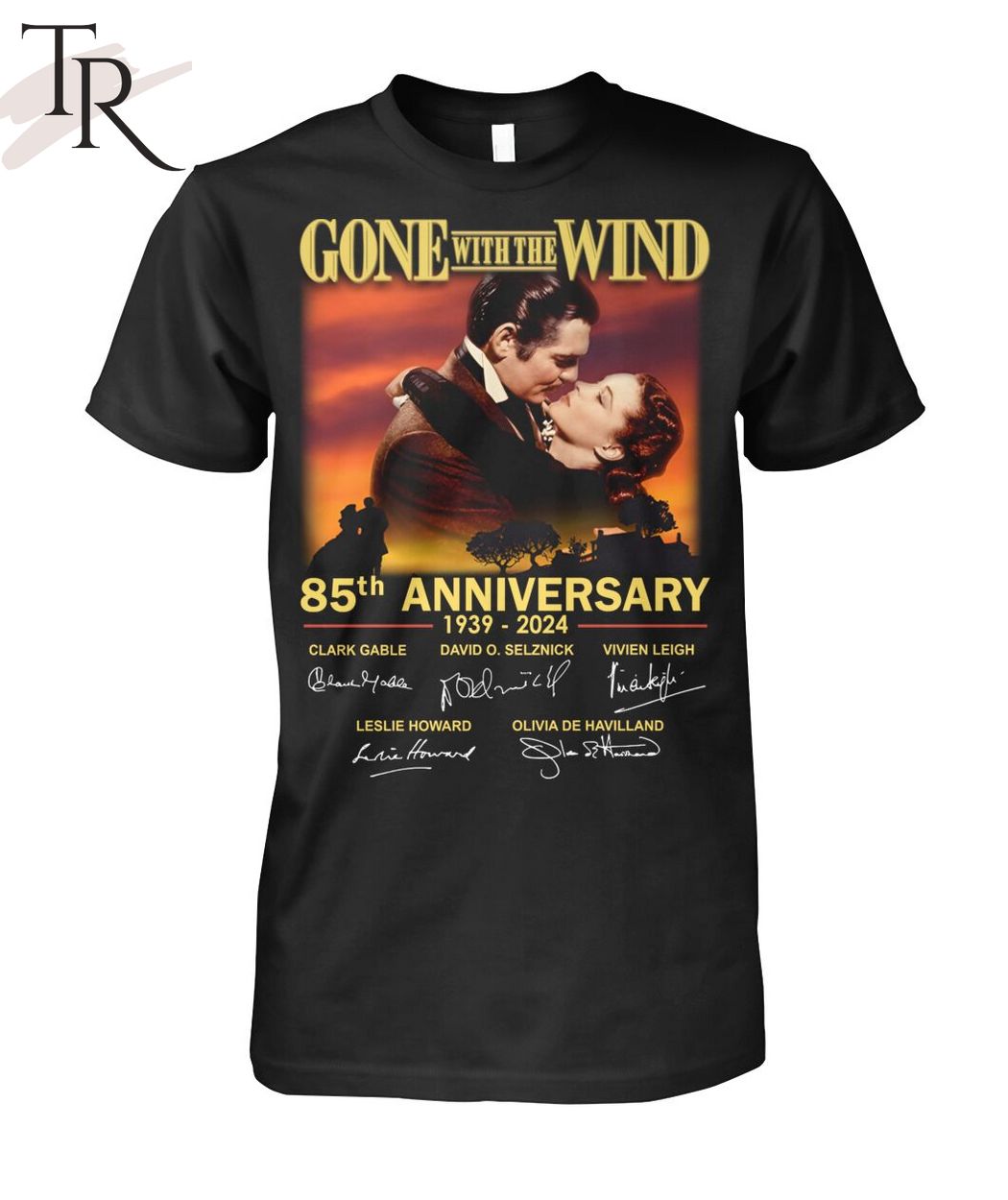 Gone With The Wind 85th Anniversary 1939 - 2024 Thank You For The Memories T-Shirt
