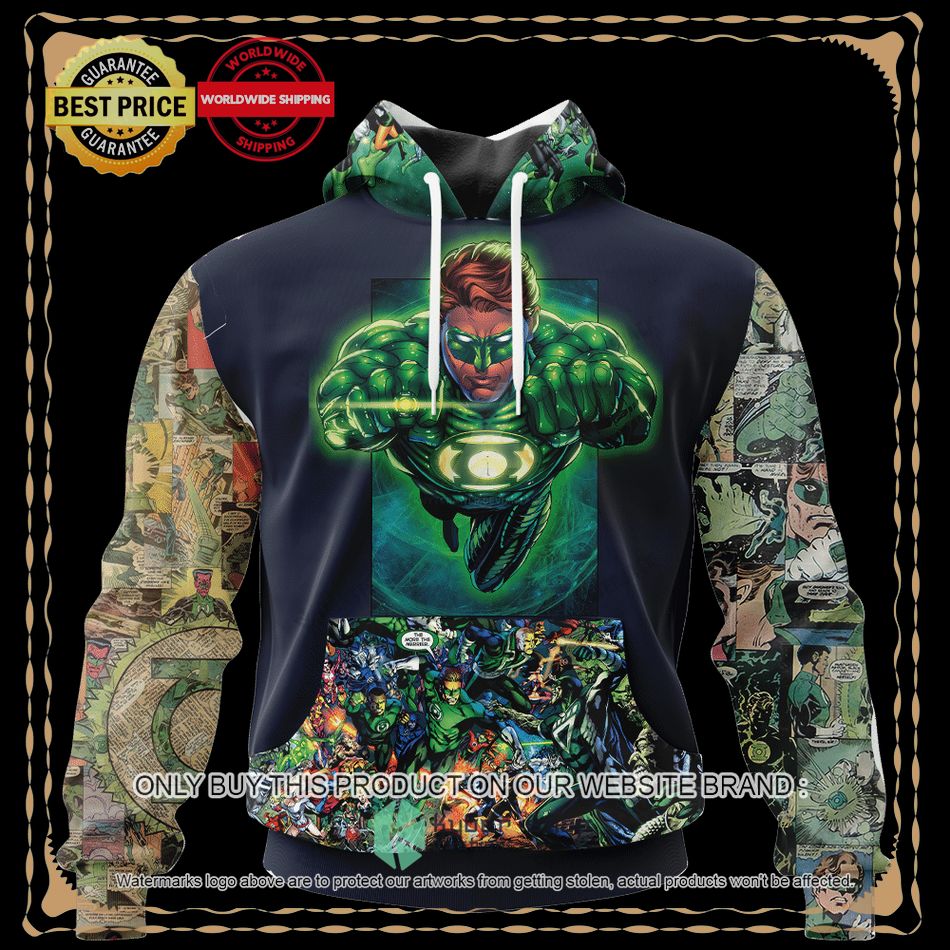 Green Lantern DC Comics Universe Hoodie, Hoodie Mask