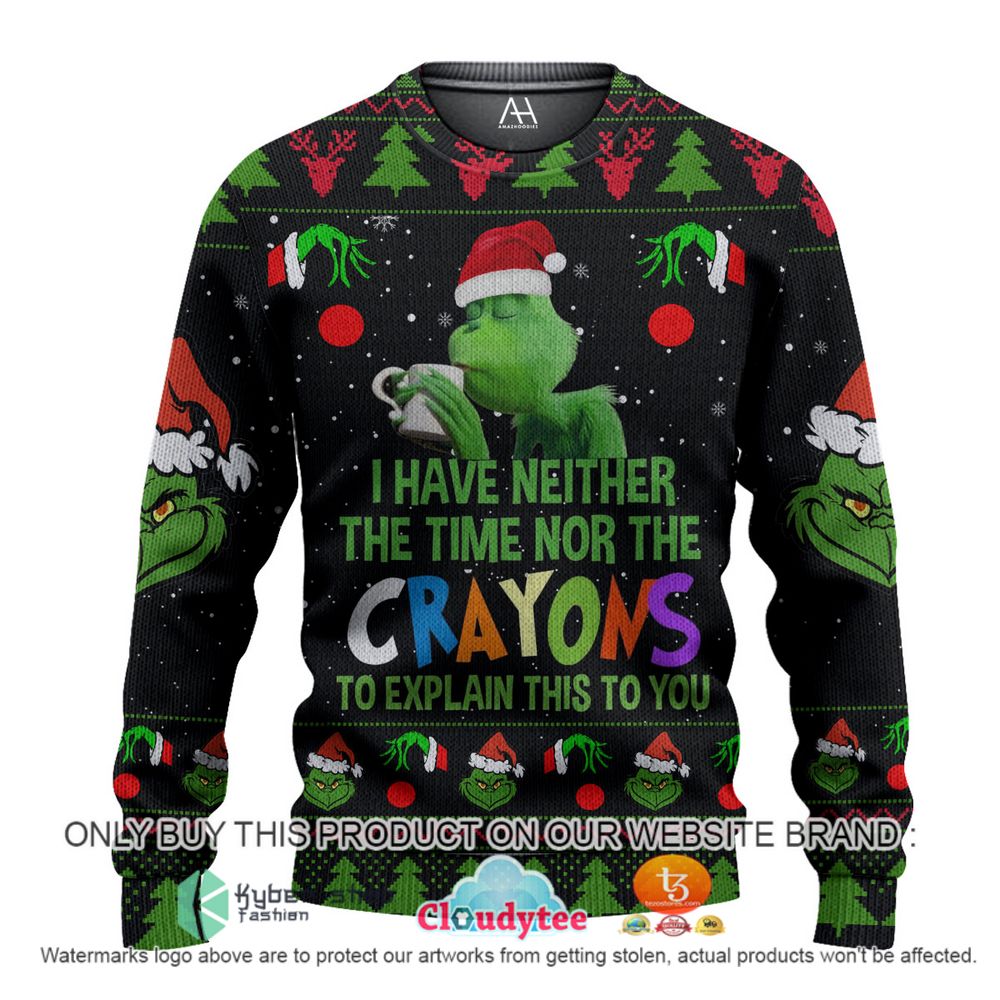 Grinch Christmas 3D Hoodie, Shirt