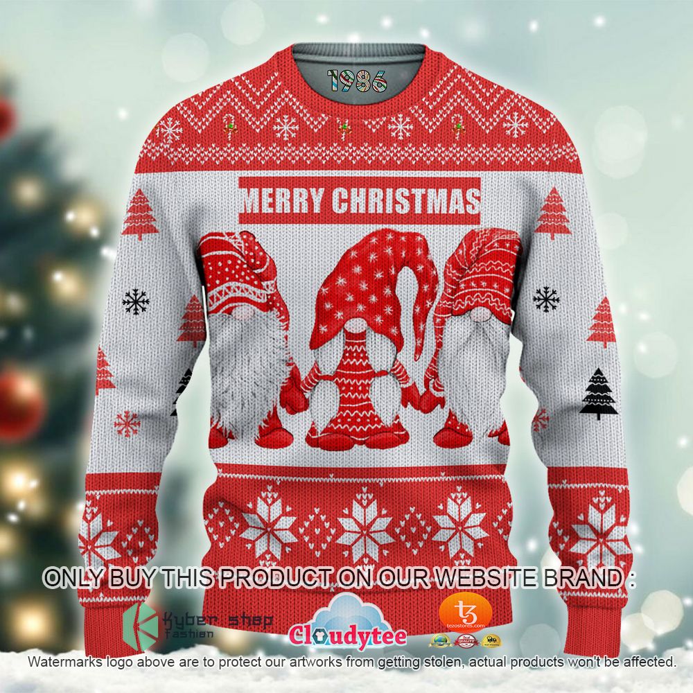 Happy Gnome Christmas 3D Hoodie, Shirt