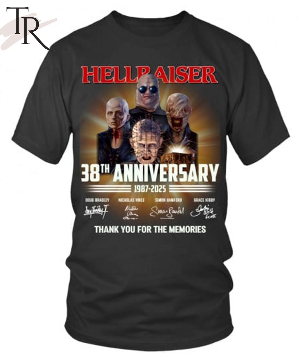 Hellraiser 38th Anniversary 1987-2025 Thank You For The Memories T-Shirt