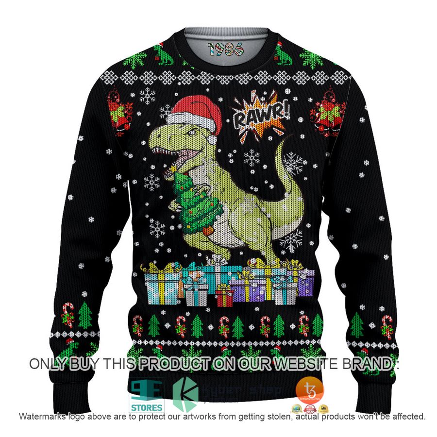 HOT Christmas T Rex Rawr Christmas Shirt, Hoodie