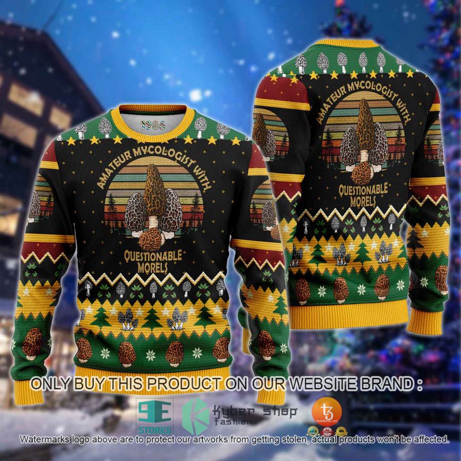 HOT Morel Mushrooms Christmas Shirt, Hoodie