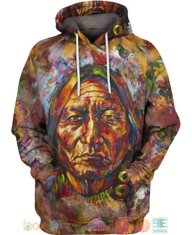 HOT Native Old American brown All Over Printed 3D Shirt, Hoodie