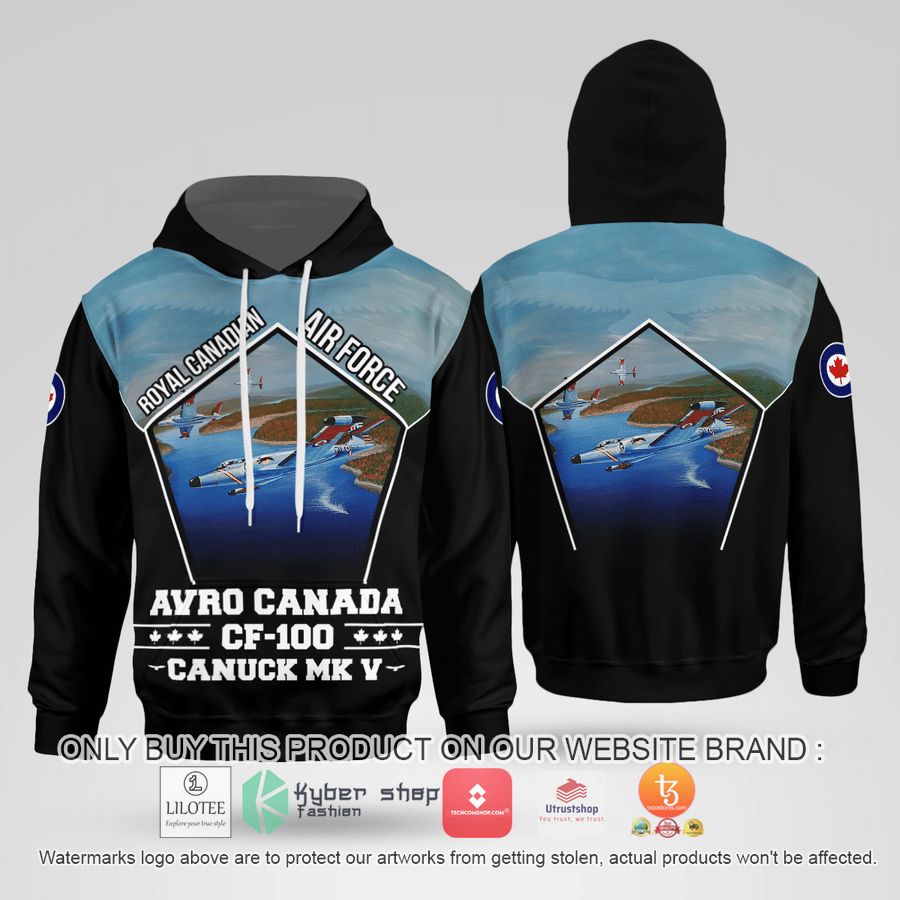 HOT RCAF Avro Canada CF-100 Canuck Mk V Hoodie