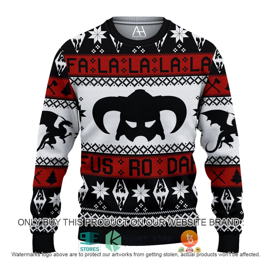 HOT Skyrim Falalala Christmas Shirt, Hoodie