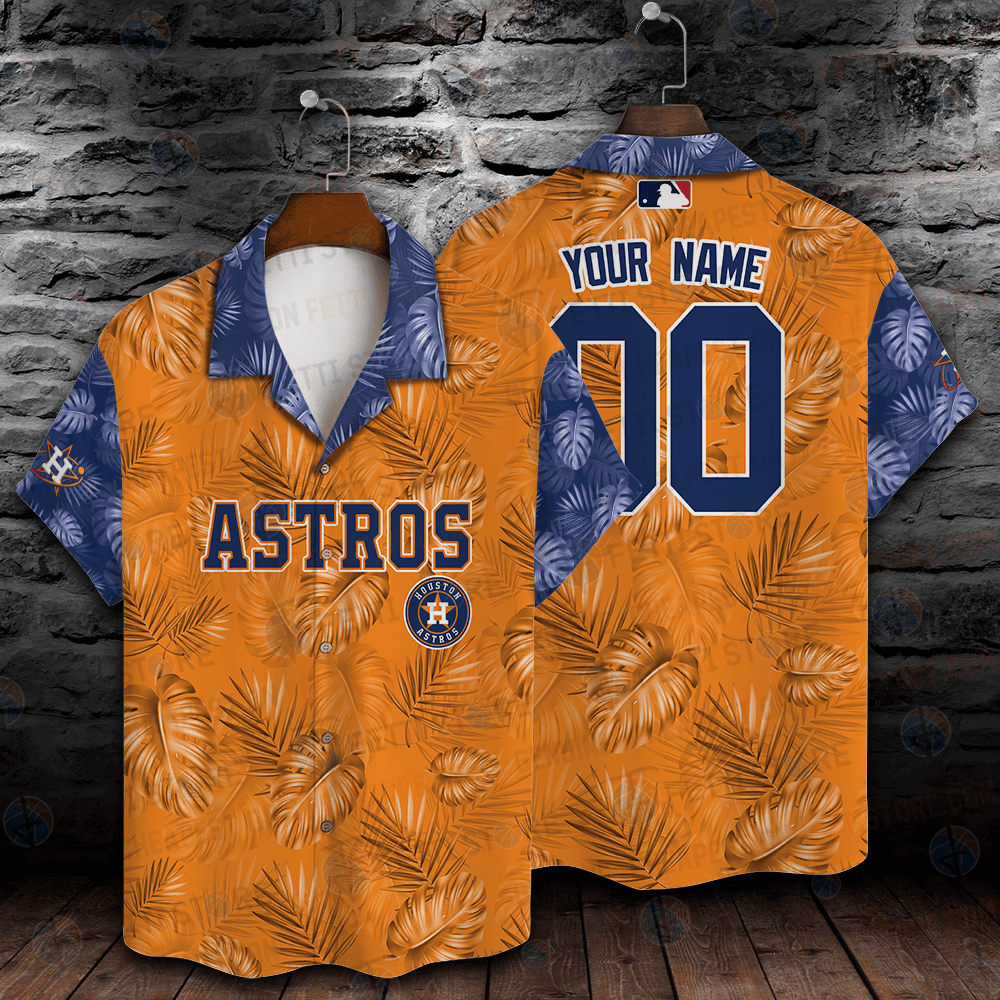Houston Astros Major League Baseball 3D Hawaiian Shirt SH1MLBV11