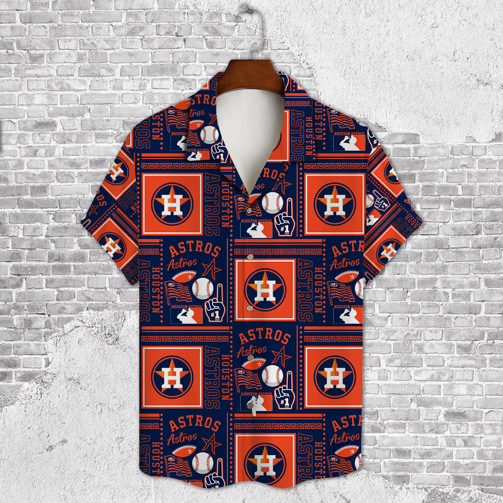 Houston Astros Major League Baseball 3D Print Hawaiian Shirt SH1ML