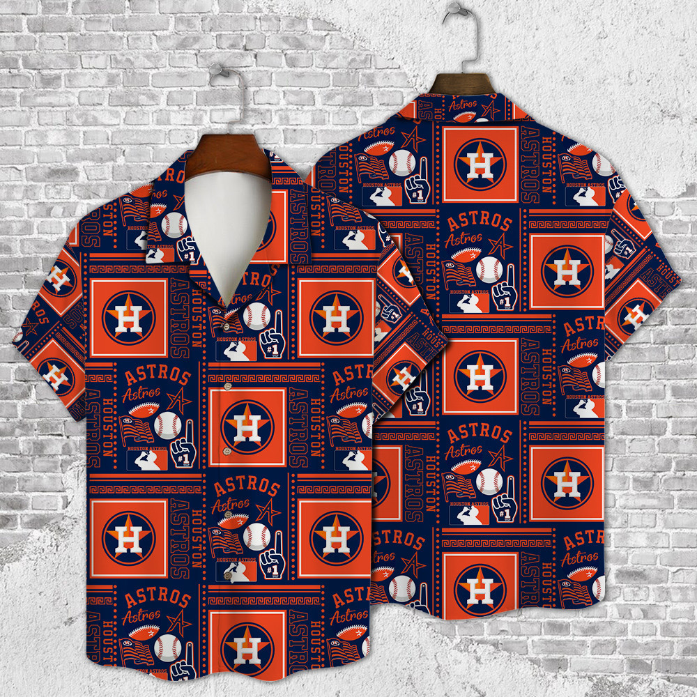 Houston Astros Major League Baseball 3D Print Hawaiian Shirt SH1ML