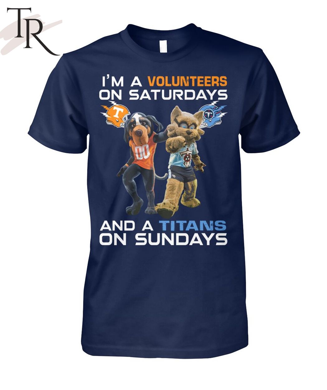 I'm A Volunteers On Saturdays And A Titans On Sundays T-Shirt