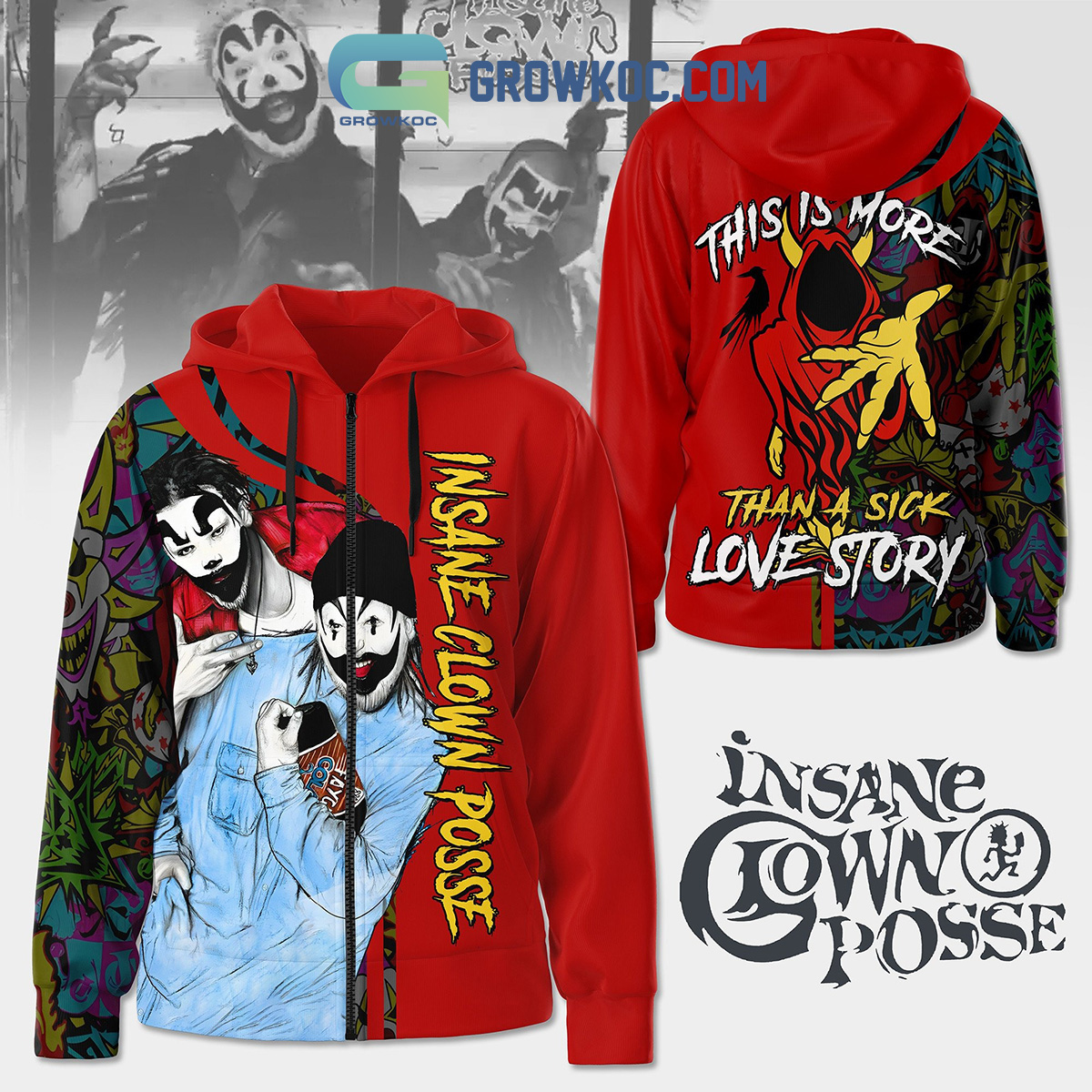 Insane Clown Posse This Is More Than A Sick Love Story Hoodie Shirts
