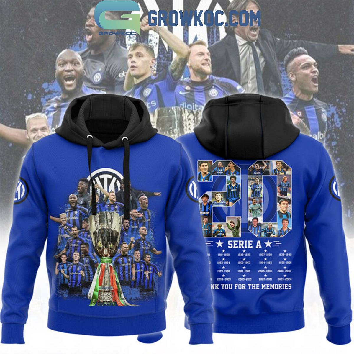 Inter Milan Champions Serie A 2023-2024 Fan Hoodie Shirt