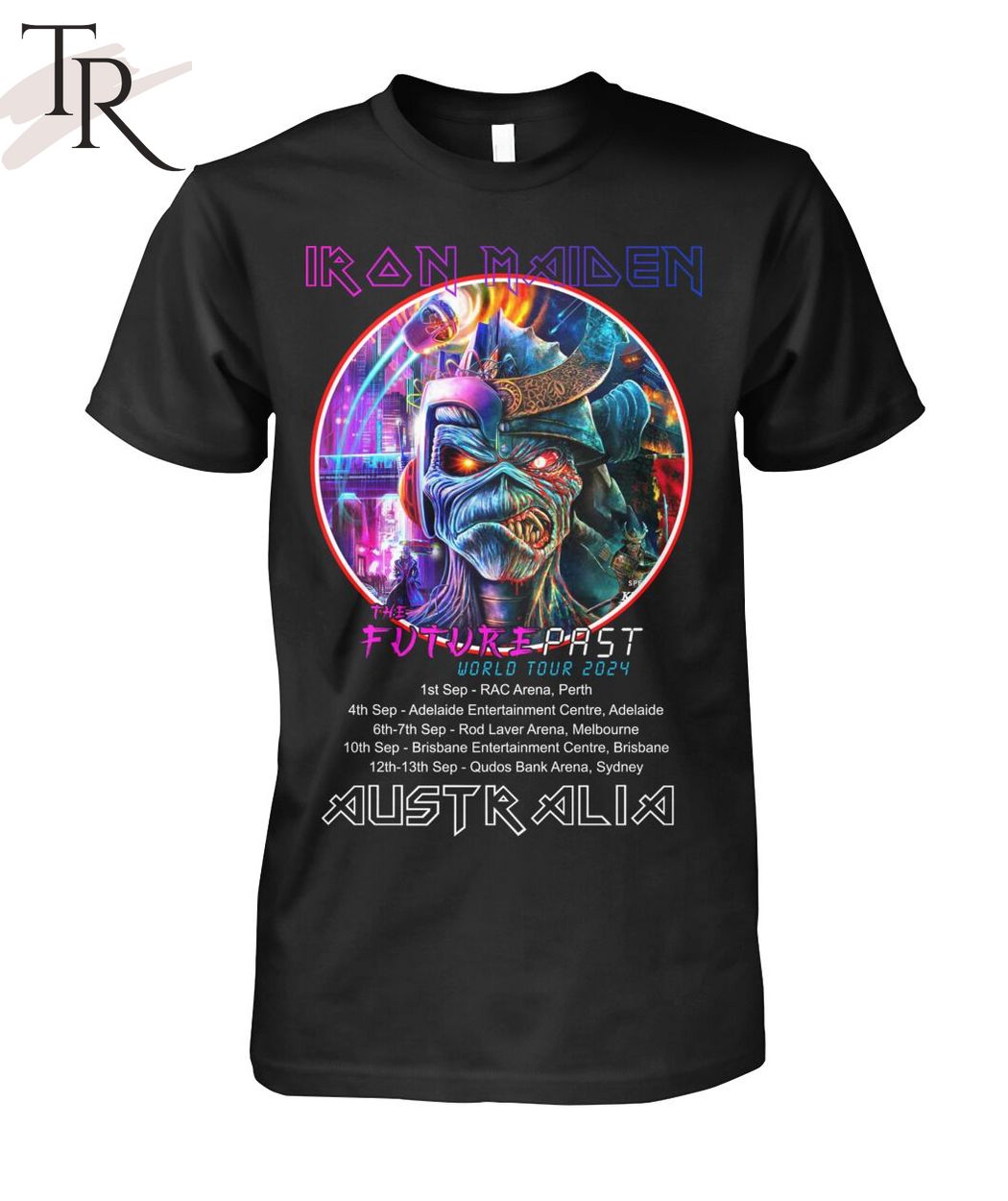 Iron Maiden The Future Past Tour Australia 2024 T-Shirt