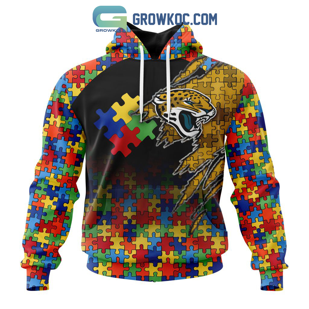 Jacksonville Jaguars NFL Special Autism Awareness Design Hoodie T Shirt