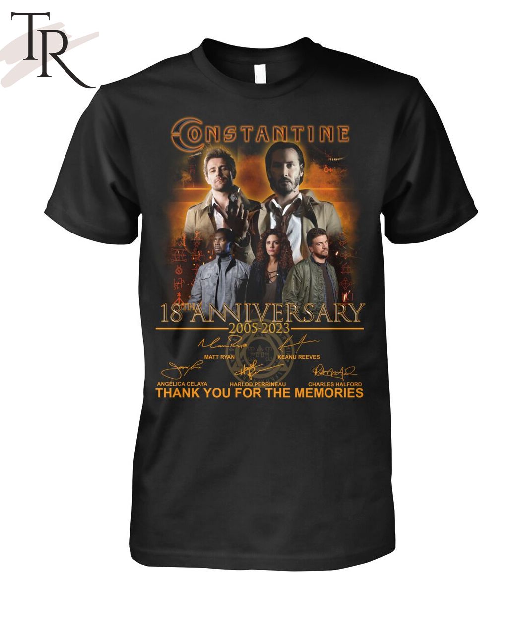 John Wick Constantine 18th Anniversary 2005 - 2023 Thank You For The Memories T-Shirt