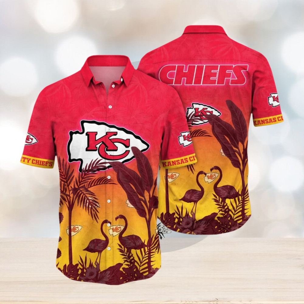 Kansas City Chiefs Flower Summer Hawaiian Shirt NFL Sport