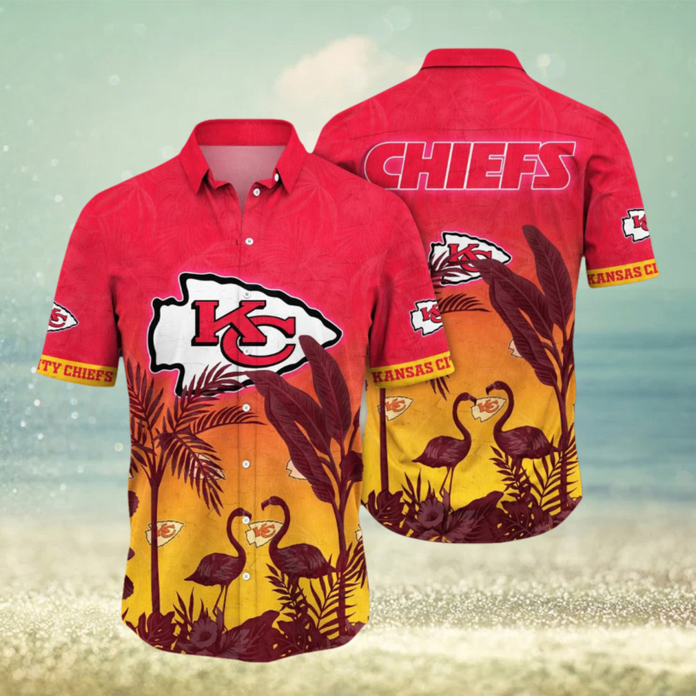 Kansas City Chiefs Flower Summer Hawaiian Shirt NFL Sport