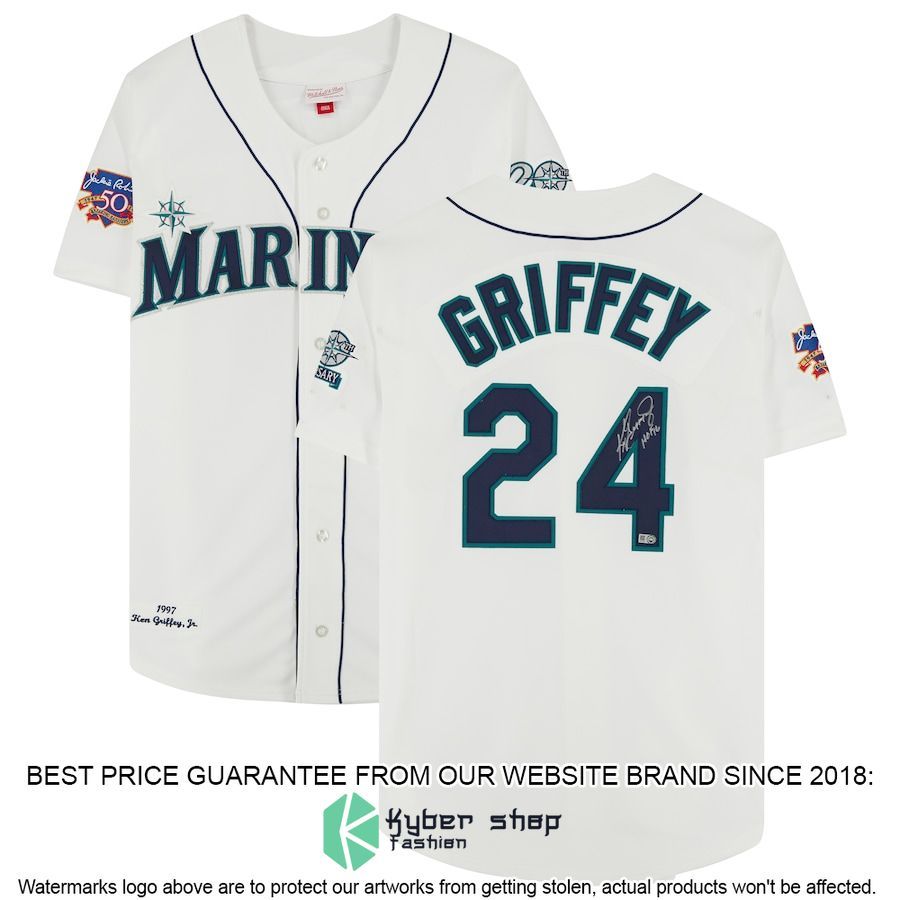 Ken Griffey Jr. Seattle Mariners Mitchell & Ness 1997 Authentic with