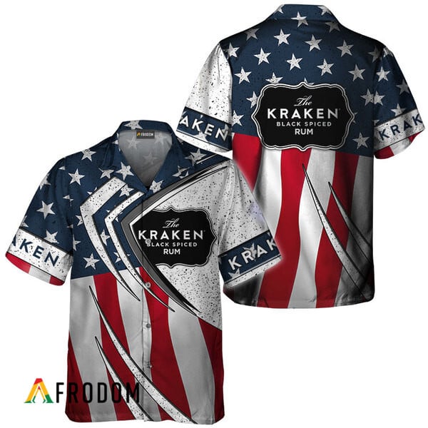 Kraken Rum Fourth Of July Esports Hawaiian Shirt