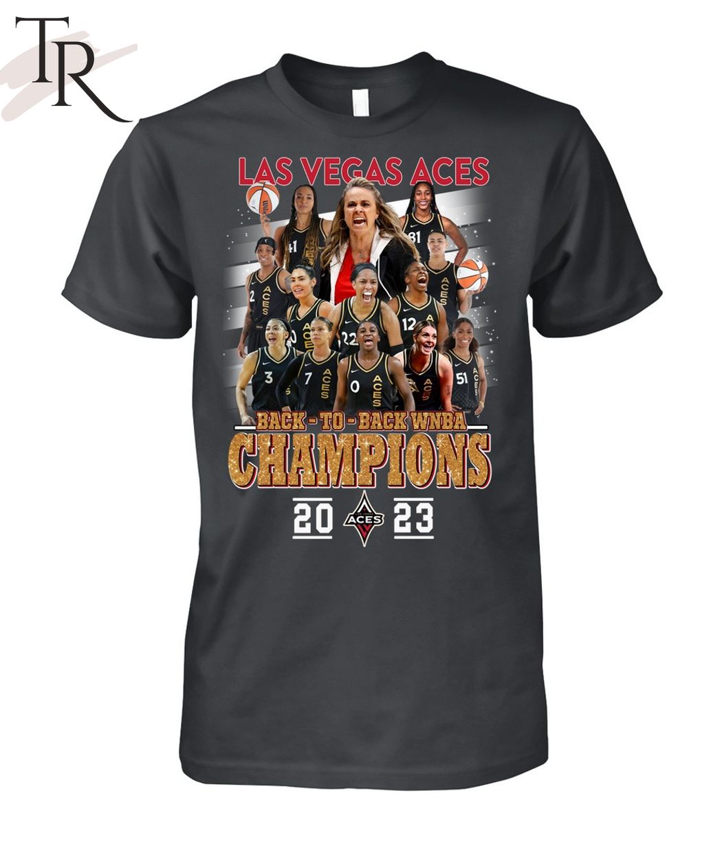 Las Vegas Aces Back To Back WNBA Champions 2023 T-Shirt
