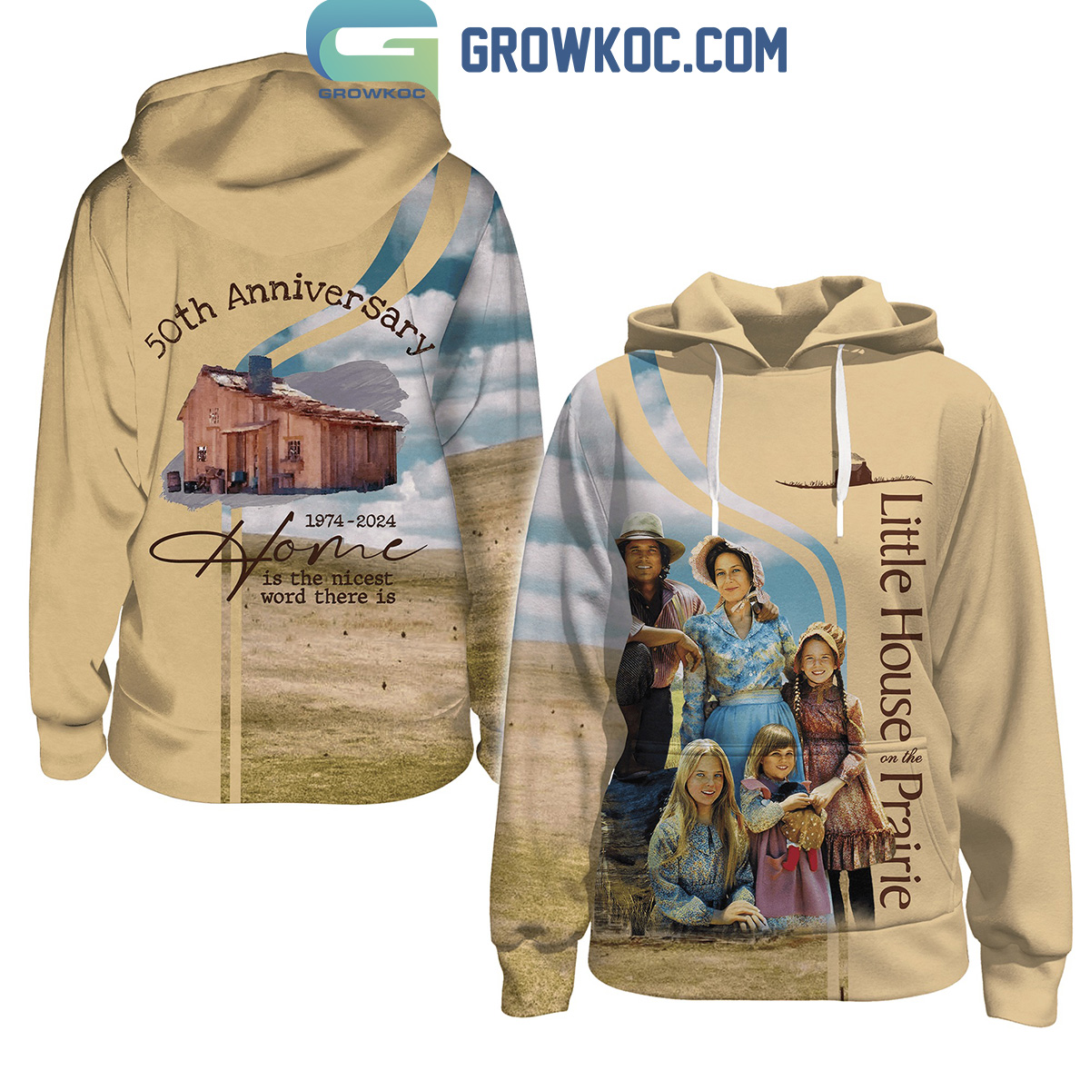 Little House On The Prairie 50th Anniversary 1974-2024 Hoodie Shirts