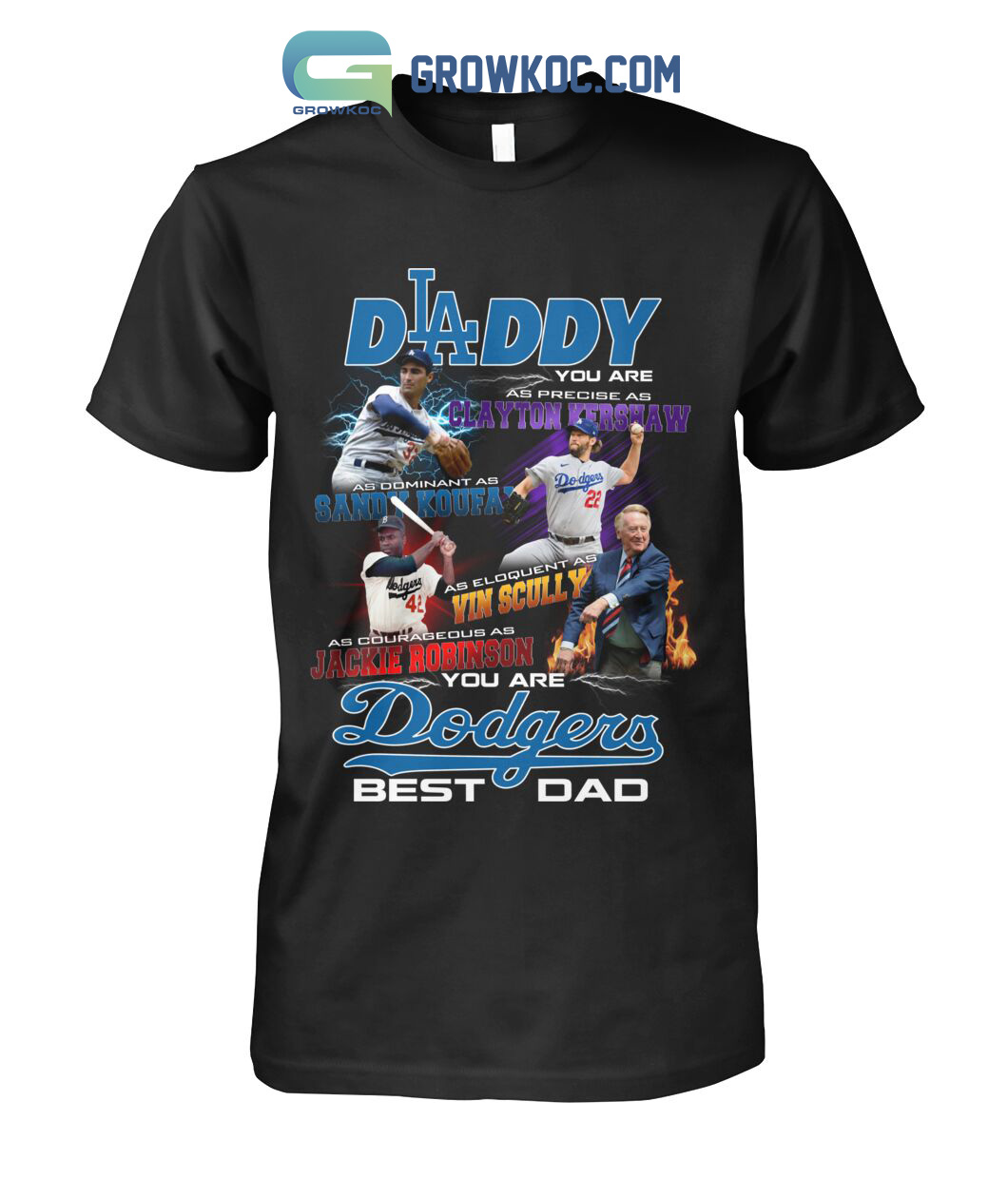 Los Angeles Dodgers Daddy You Are Dodgers Best Dad Gift For Father's Day T-Shirt