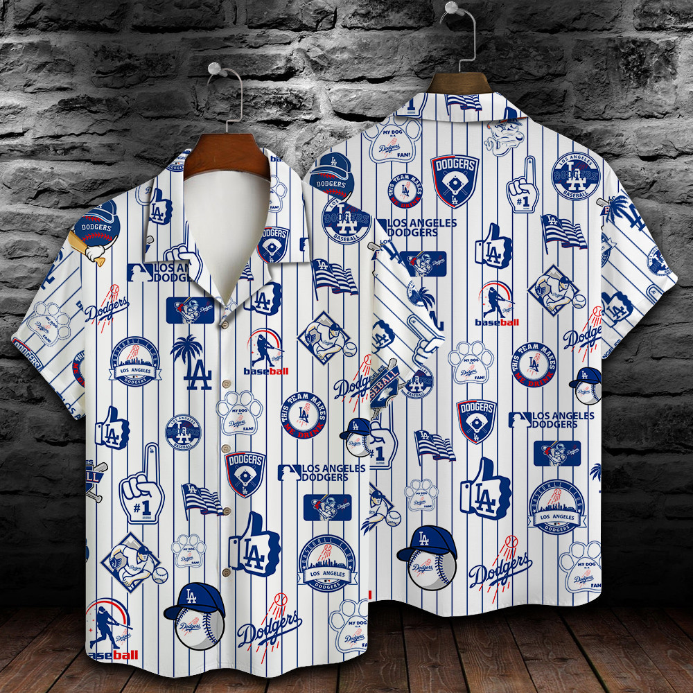 Los Angeles Dodgers Major League Baseball 3D Print Hawaiian Shirt SH1ML V2