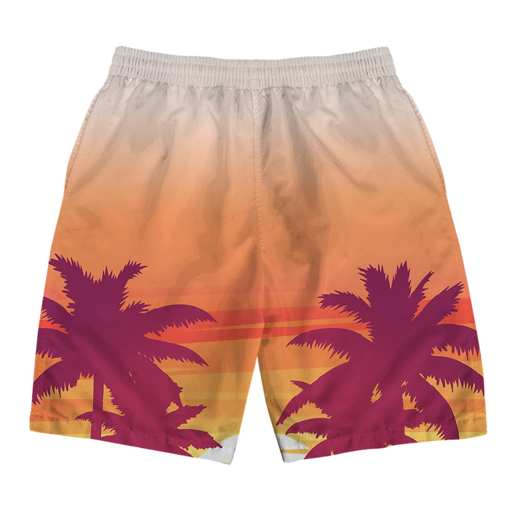 Los Angeles Lakers Team Logo Pattern Sunset Tropical Hawaiian Set