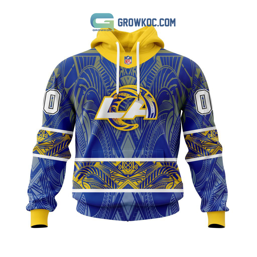 Los Angeles Rams NFL Special Native With Samoa Culture Hoodie T Shirt