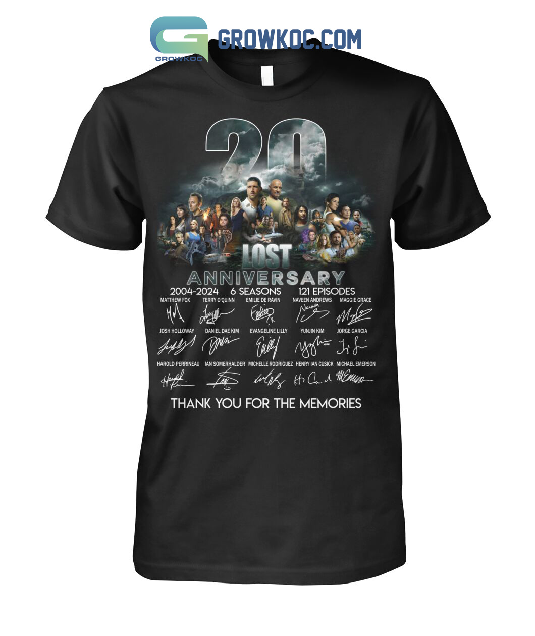 Lost Film 20 Years Anniversary 2004 2024 Memories T Shirt