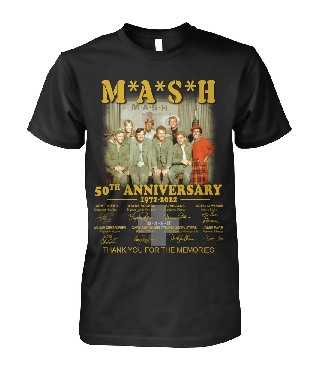 Mash 50th Anniversary 1972 - 2022 Thank You For The Memories T-Shirt