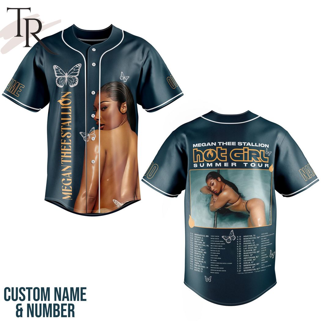Megan Thee Stallion Hot Girl Summer Tour Custom Baseball Jersey