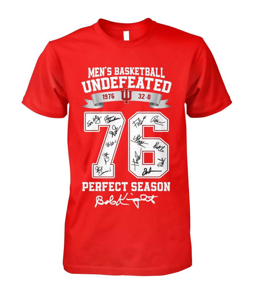 Men's Basketball Undefeated 1976 Perfect Season T-Shirt