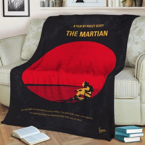 My The Martian Best Seller Fleece Blanket Gift For Fan, Premium Comfy Sofa Throw Blanket Gift H99