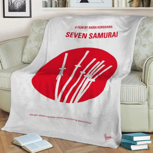 My The Seven Samurai Best Seller Fleece Blanket Gift For Fan, Premium Comfy Sofa Throw Blanket Gift H99