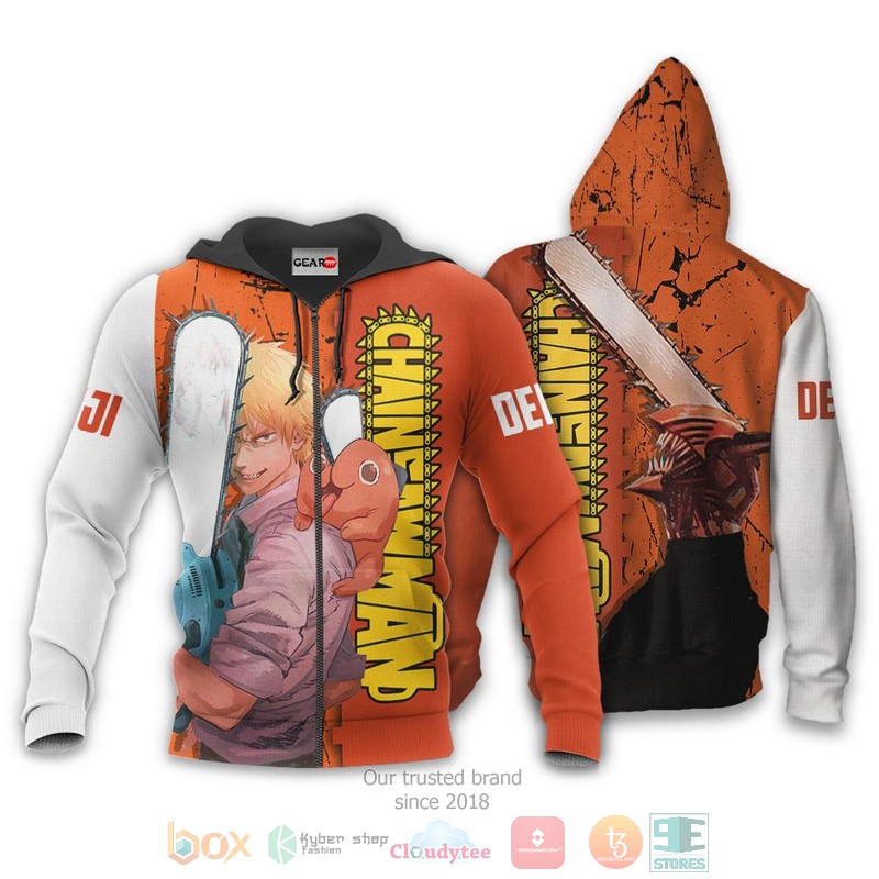 NEW Denji Chainsaw Man Anime Full Printed 3D Sweater, Hoodie