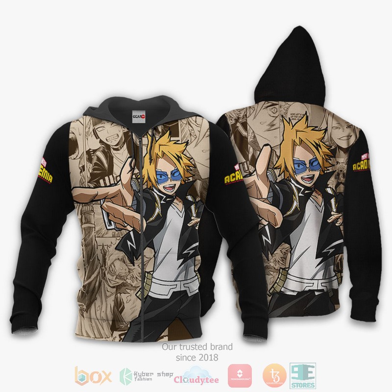 NEW Denki Kaminari My Hero Academia Anime Manga Style Full Printed 3D Sweater, Hoodie