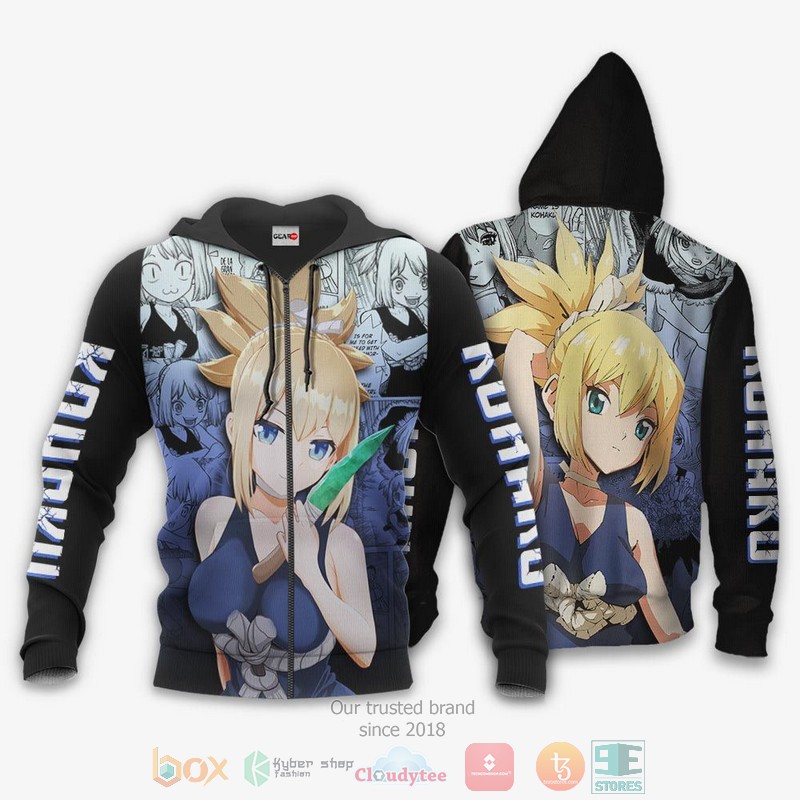 NEW Dr Stone Kohaku Anime Full Printed 3D Sweater, Hoodie