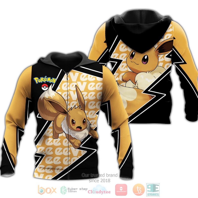 NEW Eevee Costume Pokemon Full Printed 3D Hoodie
