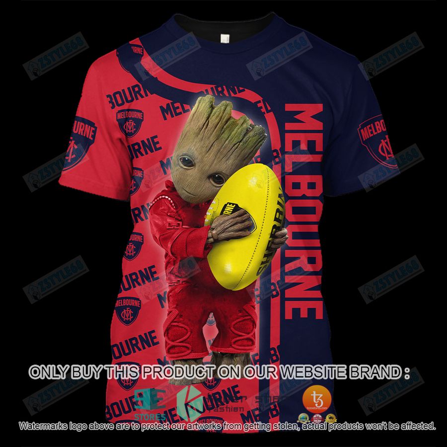 NEW Groot Melbourne Football Club Shir Hoodie, Shirt