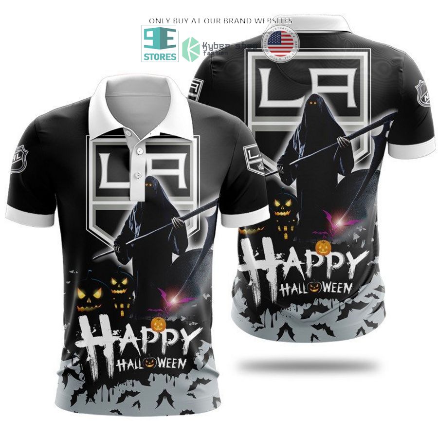 NEW Happy Halloween Grim Reaper Los Angeles Kings Hoodie