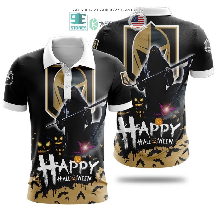 NEW Happy Halloween Grim Reaper Vegas Golden Knights Hoodie