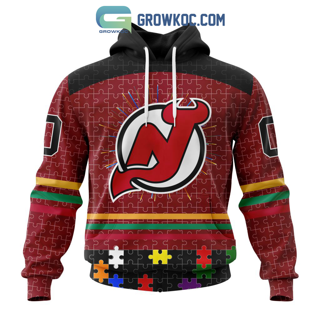 New Jersey Devils NHL Special Fearless Against Autism Hoodie T Shirt