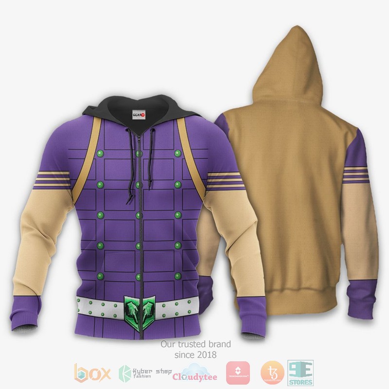 NEW JoJo Adventures Costume Gyro Zeppeli Anime Full Printed 3D Sweater, Hoodie