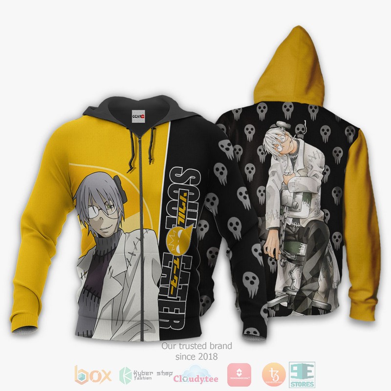 NEW Stein Franken Soul Eater Anime Full Printed 3D Sweater, Hoodie