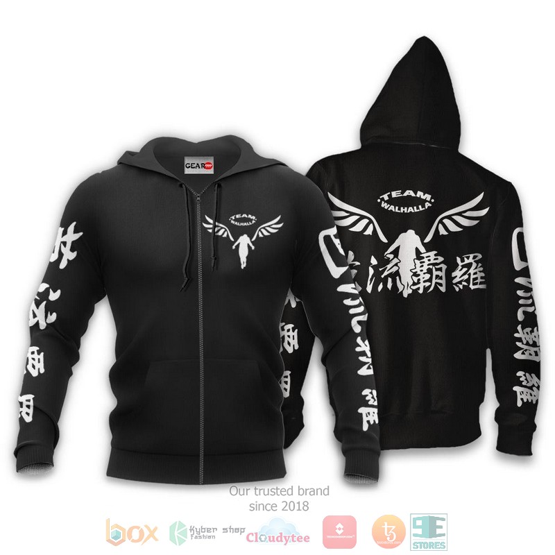 NEW Team Valhalla Anime Tokyo Revengers Full Printed 3D Sweater, Hoodie