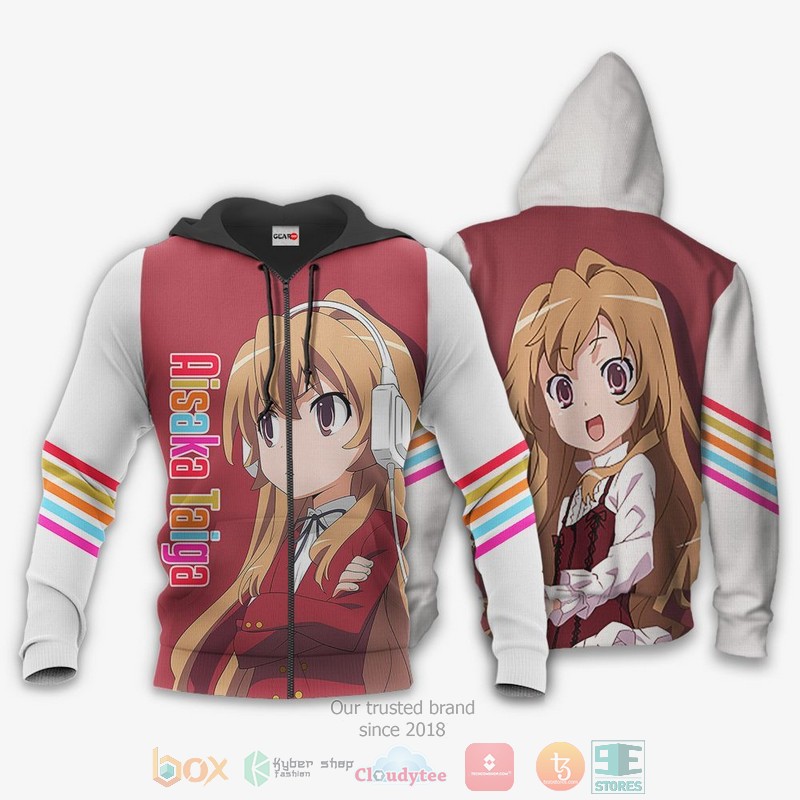 NEW Toradora Aisaka Taiga Anime Full Printed 3D Sweater, Hoodie